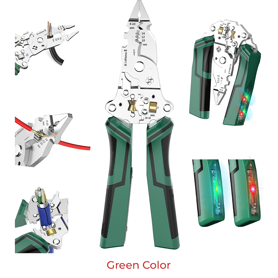 🔥Last Day 50% OFF🔥 16-in-1 Wire Stripper & Twister Pliers with Voltage Tester