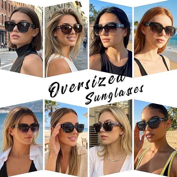 πΆοΈ Polarized Fit Over Sunglasses for Women β UV400 Protection Floral Frame Wear Over Prescription Glasses.