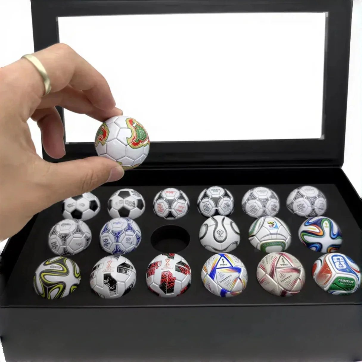 ⚽2026 World Cup Sale🔥 Up to 49% OFF! - 🏆 Handcrafted Mini Soccer Ball Collection (1970–2026)
