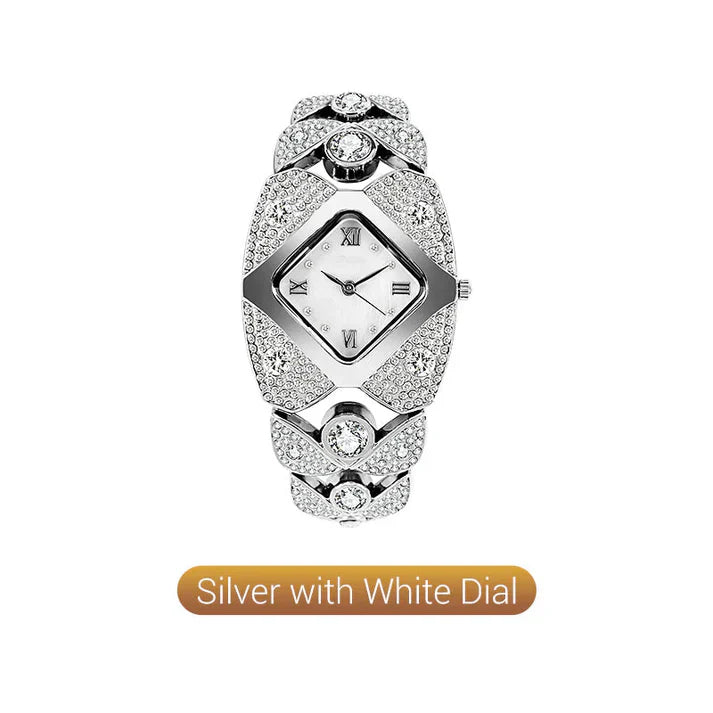 ⏳Time-limited Special⌛Women's Retro Quartz Watch with Sparkling Rhinestones