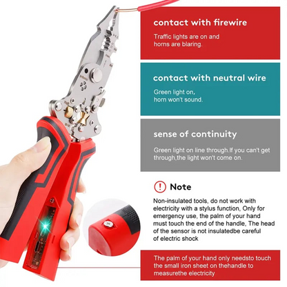 🔥Last Day 50% OFF🔥 16-in-1 Wire Stripper & Twister Pliers with Voltage Tester