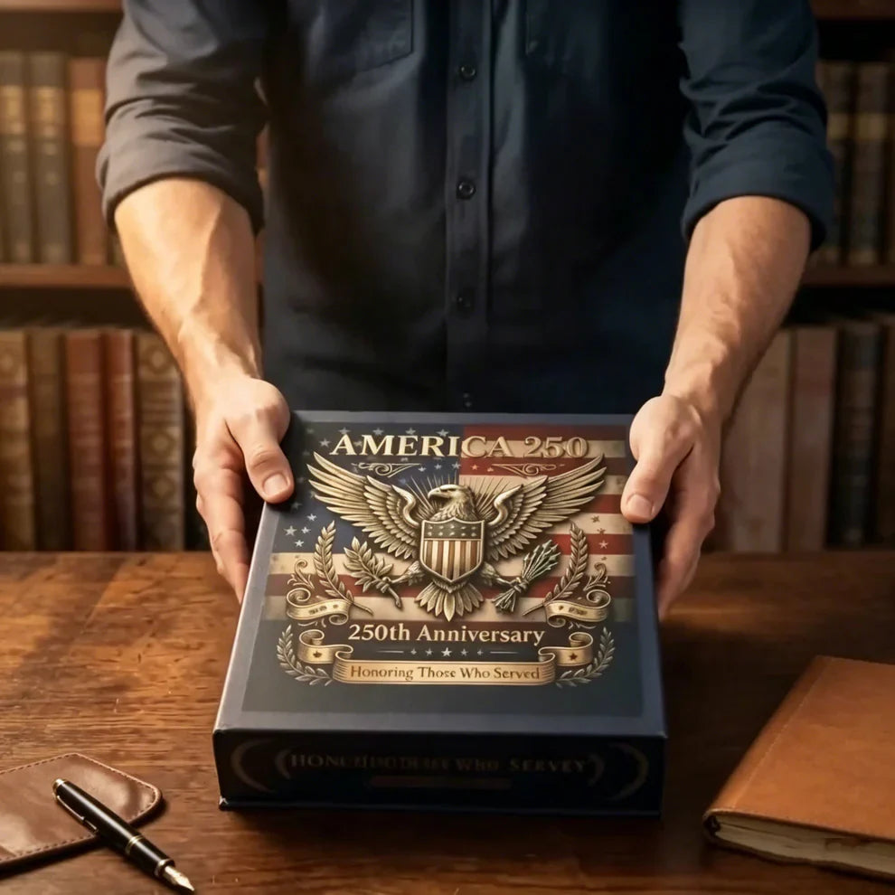 🔥LAST DAY 50% OFF✨9PCS USA 250th Anniversary Commemorative Coin Gift Set.