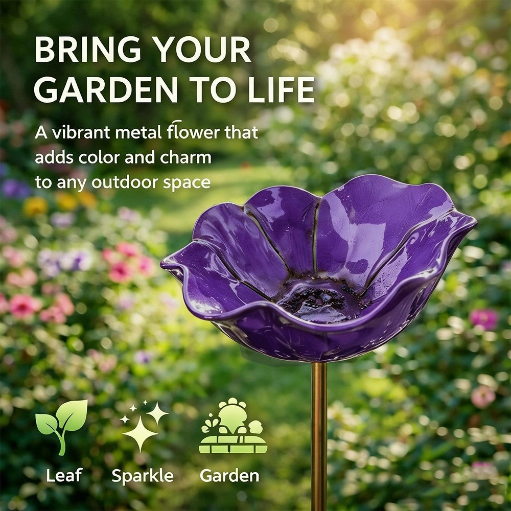 💖🎁2026 Mother's Day Gifts 50% Off--🎁Handmade Metal Flower Garden Stake🐦YUNPSOTM.