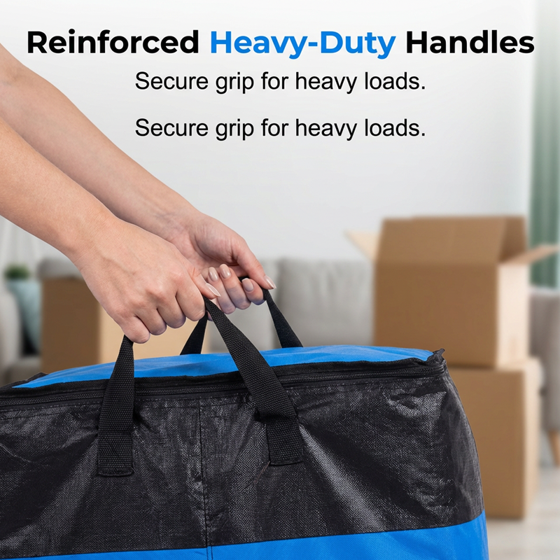 🧳50K+ SOLD!📦40% OFF! 🔥Collapsible Storage & Moving Bag – Heavy‐duty PE, water‐resistant. Extra‐large 180L, folds flat. Reinforced handles, perfect for moving or loft storage. 🏠.