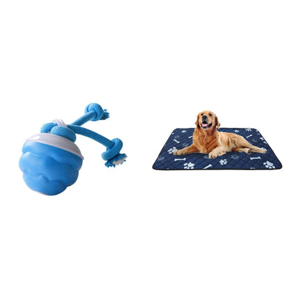 🎁 50% OFF NOW! 🐾 Interactive Pet Ball with Sound Activation & Auto Obstacle Avoidance – 3 Modes, Teeth Grinding Design, USB Rechargeable – Quiet Mode Available – for Dogs & Cats