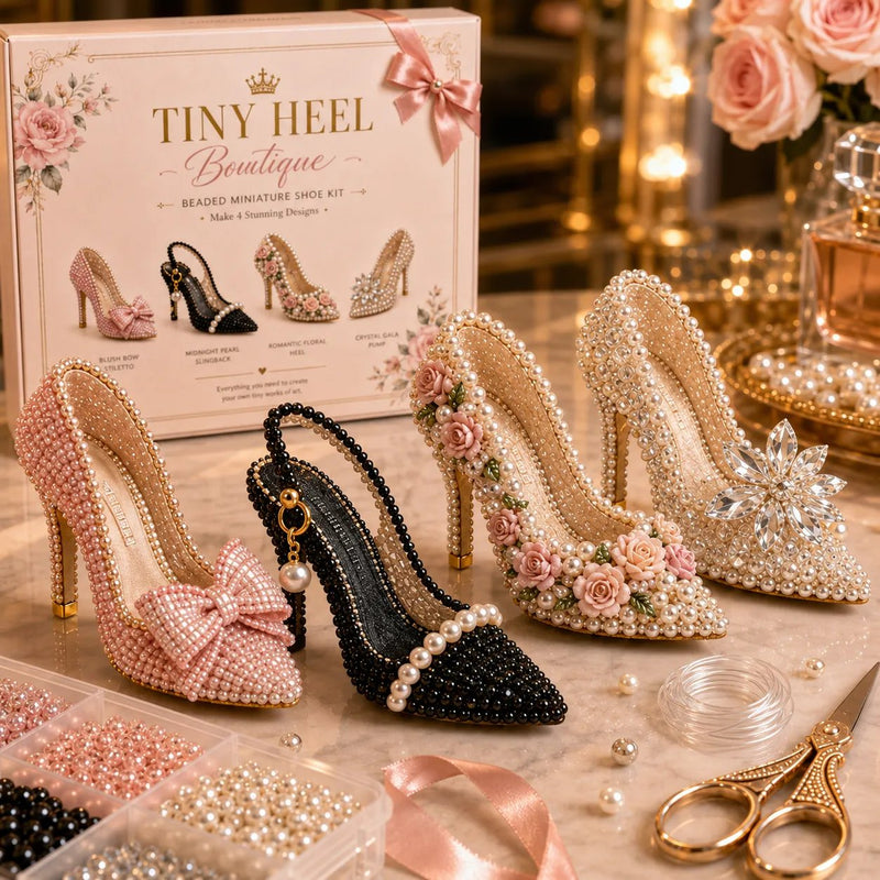 🧵✨ Creative Beaded Mini World 3D DIY Kit Collection.