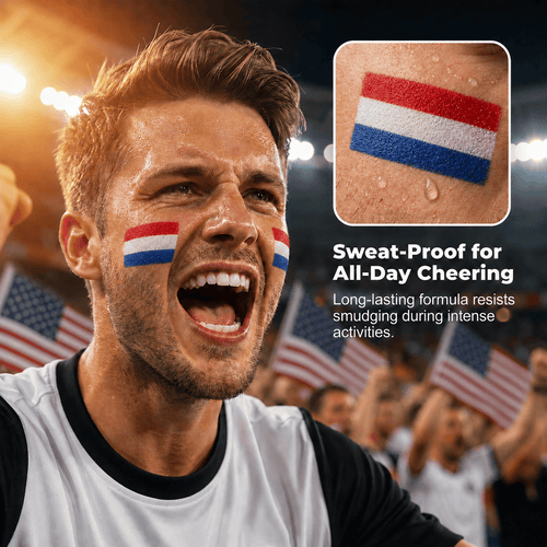 National Flag Face Paint Stick for Sports Fans! ⚽