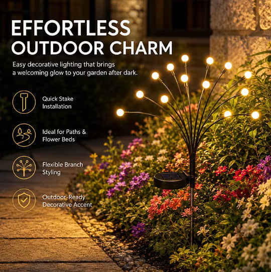 💐Outdoor Solar Firefly Lights