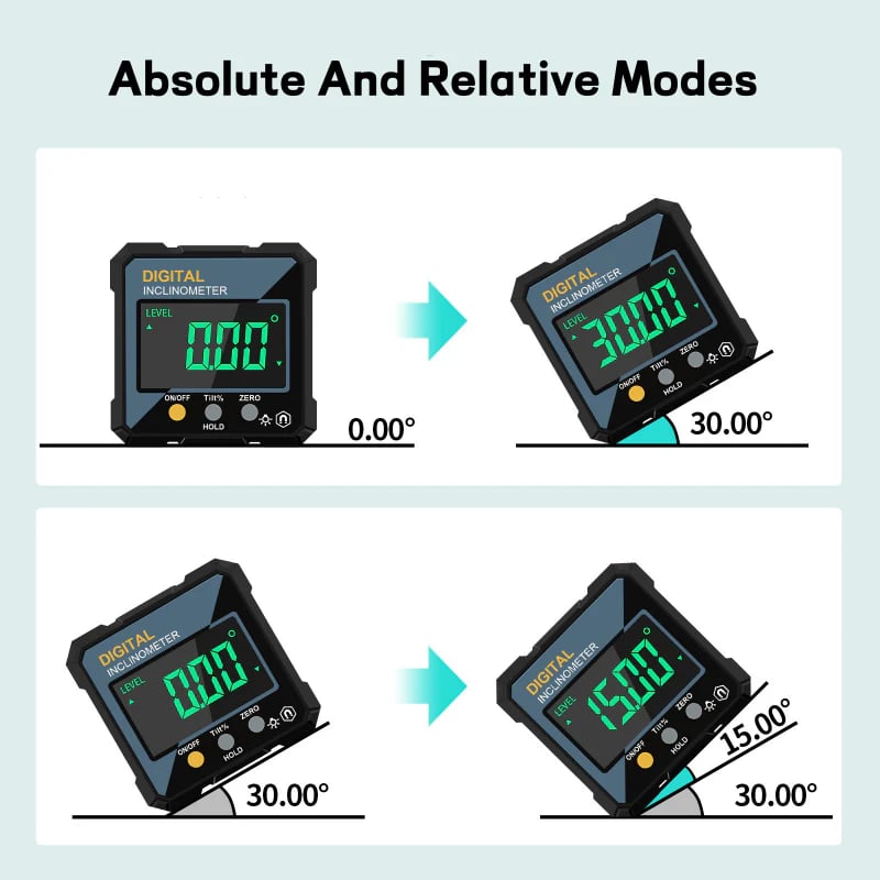 ⏰Magnetic Digital Level Angle Gauge