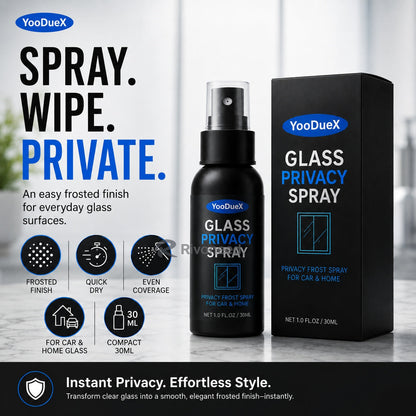 🪟 50% OFF Reflective Window Spray | One-Way Mirror Privacy Shield for Home & Car