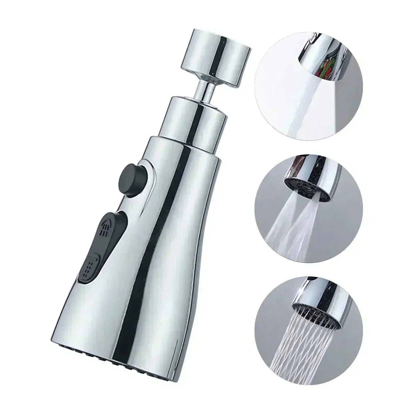 🔥Last Day $19.99!!⚡50K+ SOLD!🏠720° Rotatable 3 Function Kitchen Faucet Spray Head.
