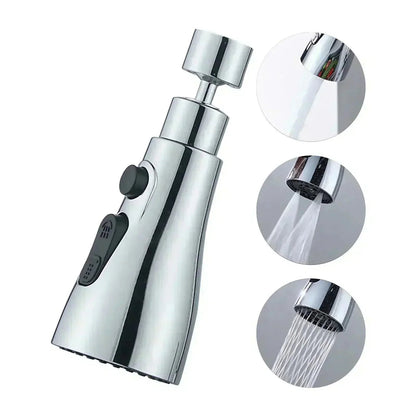 🔥Last Day $19.99!!⚡50K+ SOLD!🏠720° Rotatable 3 Function Kitchen Faucet Spray Head.