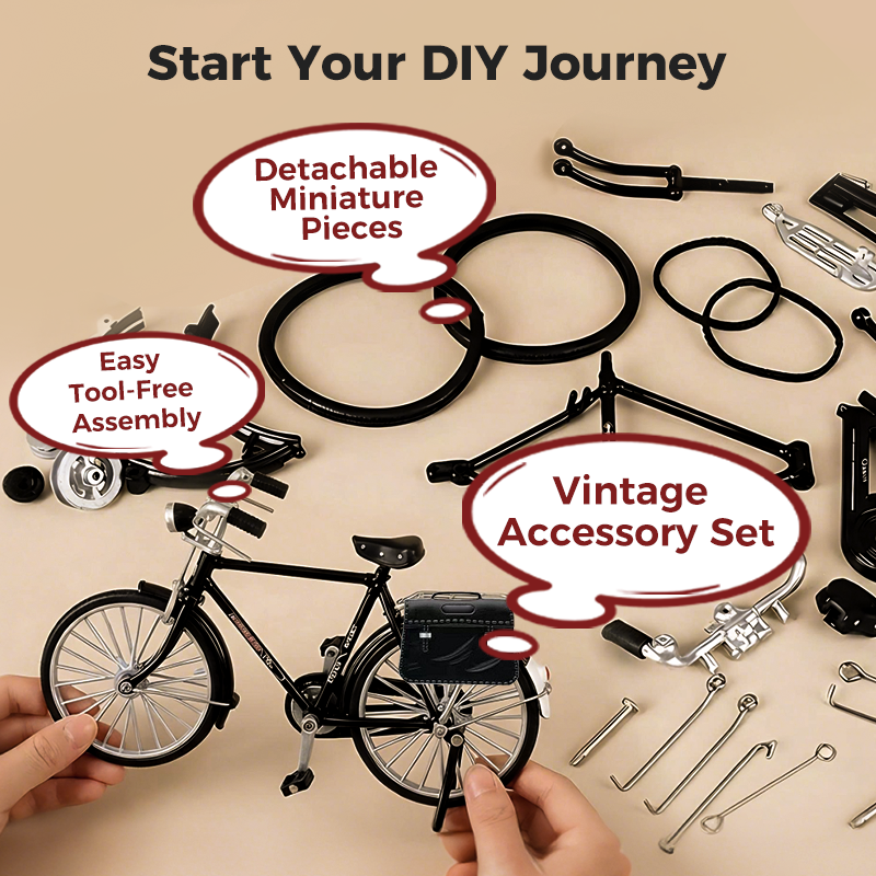 🚲 50% OFF NOW! 🎁 DIY Bicycle Model Scale – Creative Assembly Kit, High-Quality Materials & Perfect for Hobbyists & Gift Giving 🔧.