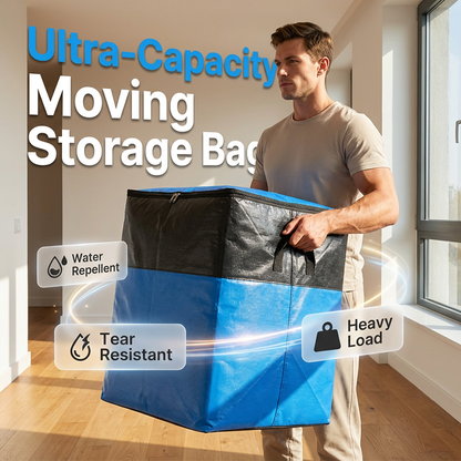 🧳50K+ SOLD!📦40% OFF! 🔥Collapsible Storage & Moving Bag – Heavy‐duty PE, water‐resistant. Extra‐large 180L, folds flat. Reinforced handles, perfect for moving or loft storage. 🏠.