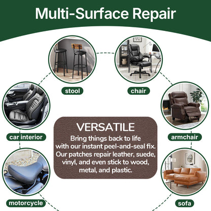 LAST DAY 49% Off - Self-Adhesive Leather Refinisher Cuttable Sofa Repair