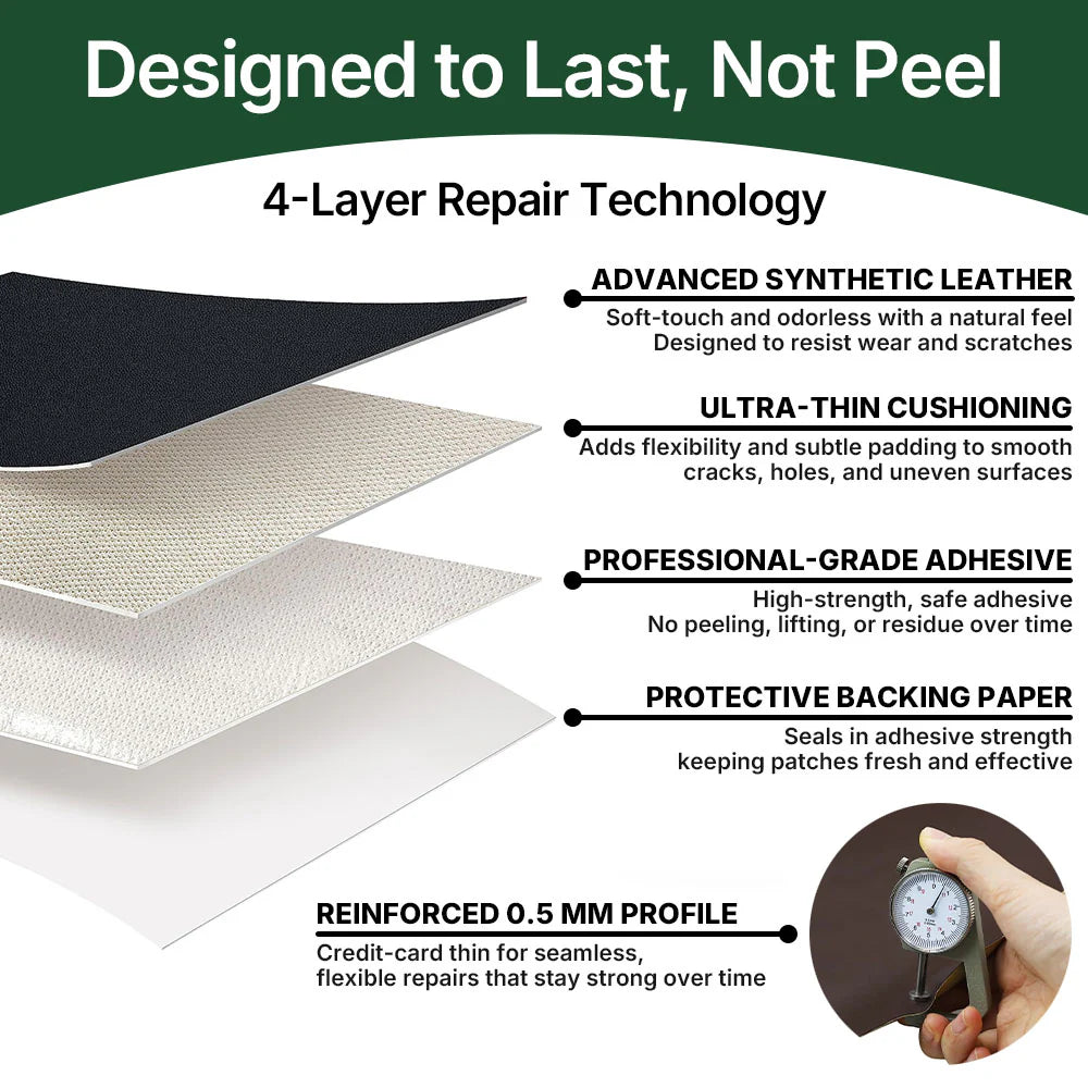 LAST DAY 49% Off - Self-Adhesive Leather Refinisher Cuttable Sofa Repair