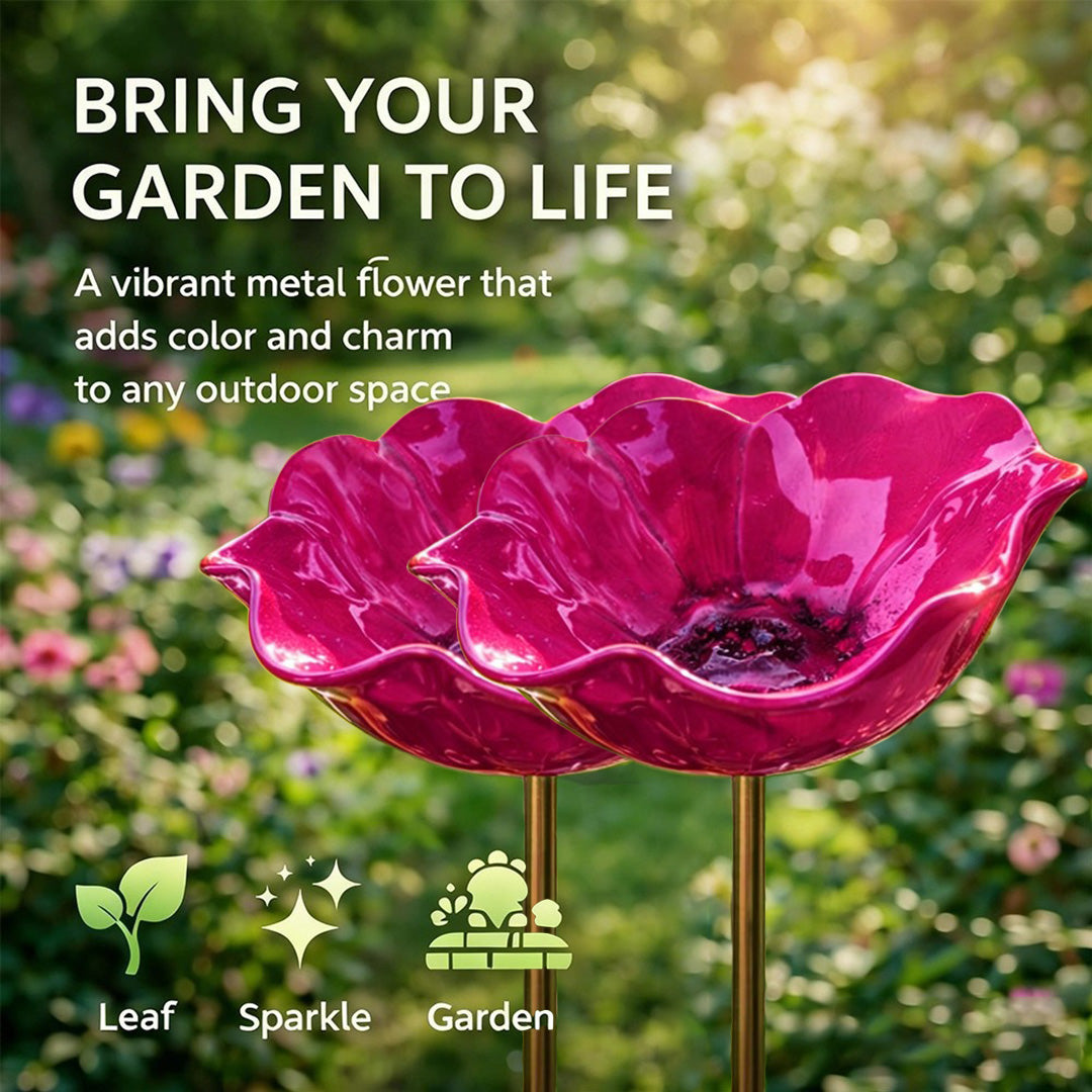 💖🎁2026 Mother's Day Gifts 50% Off--🎁Handmade Metal Flower Garden Stake🐦YUNPSOTM.