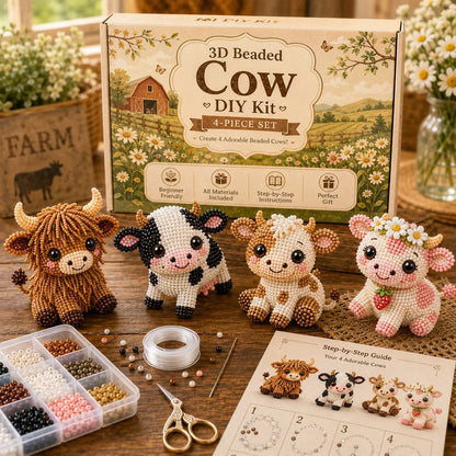 🧵✨ Creative Beaded Mini World 3D DIY Kit Collection.