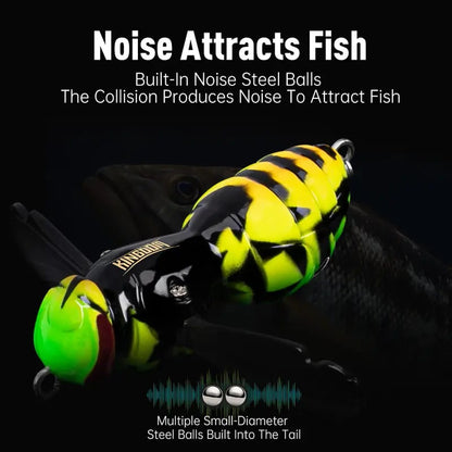 🔥  🐝 Bionic Wasp Topwater Lure That Triggers Explosive Strikes.