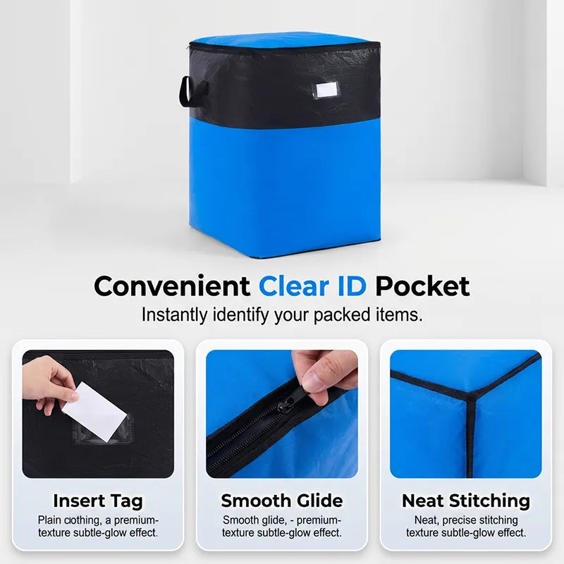 🧳50K+ SOLD!📦40% OFF! 🔥Collapsible Storage & Moving Bag – Heavy‐duty PE, water‐resistant. Extra‐large 180L, folds flat. Reinforced handles, perfect for moving or loft storage. 🏠.