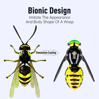 🔥  🐝 Bionic Wasp Topwater Lure That Triggers Explosive Strikes.