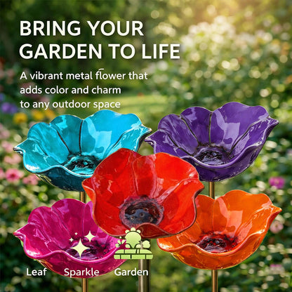 💖🎁2026 Mother's Day Gifts 50% Off--🎁Handmade Metal Flower Garden Stake🐦YUNPSOTM.