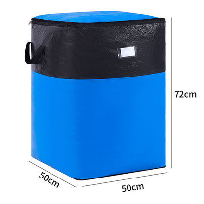 🧳50K+ SOLD!📦40% OFF! 🔥Collapsible Storage & Moving Bag – Heavy‐duty PE, water‐resistant. Extra‐large 180L, folds flat. Reinforced handles, perfect for moving or loft storage. 🏠.