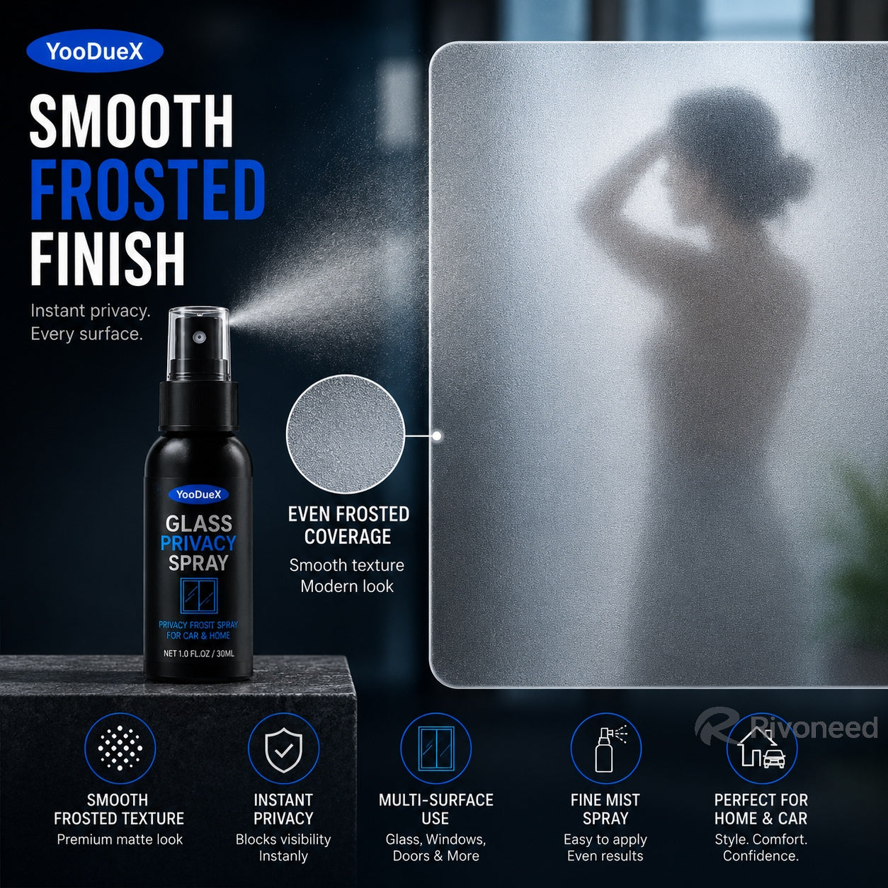 🪟 50% OFF Reflective Window Spray | One-Way Mirror Privacy Shield for Home & Car