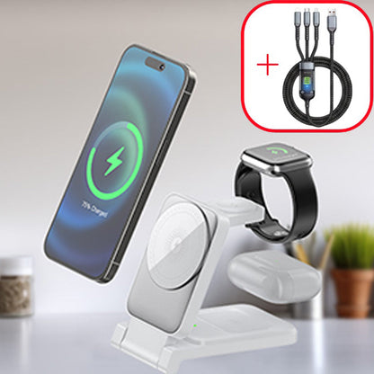 🔥Last day of the limited-time 50% off sale!🔥3-in-1 Foldable Magnetic Wireless Charger