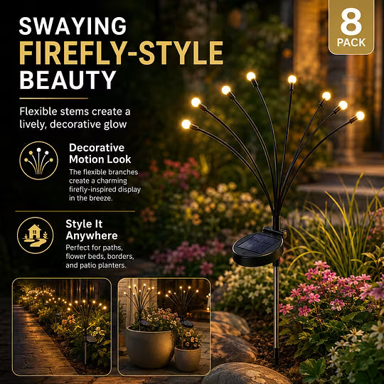 💐Outdoor Solar Firefly Lights
