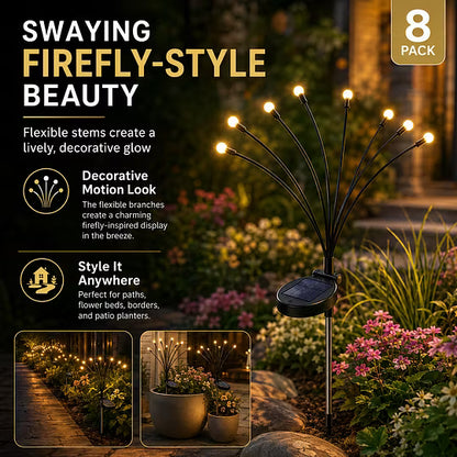 💐Outdoor Solar Firefly Lights