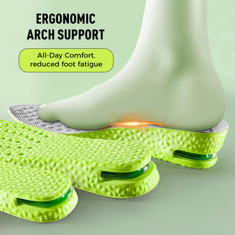 📢40% OFF!! ⏰ROSOPLTM Comfortable cushioned insoles that increase height: walk effortlessly and in style!👟.
