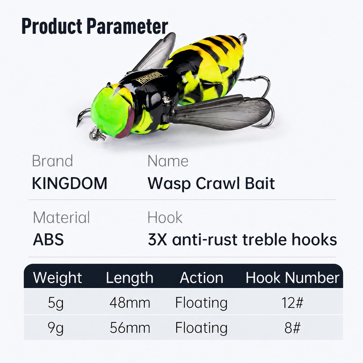 🔥  🐝 Bionic Wasp Topwater Lure That Triggers Explosive Strikes.