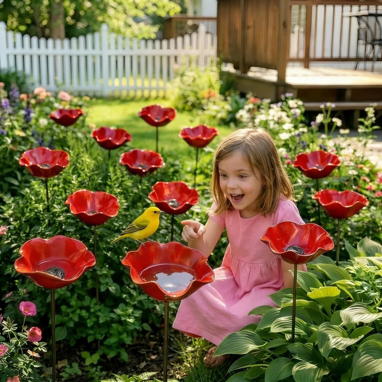 💖🎁2026 Mother's Day Gifts 50% Off--🎁Handmade Metal Flower Garden Stake🐦YUNPSOTM.