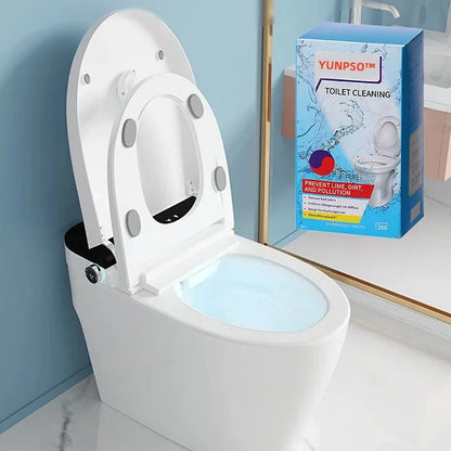 🔥BUY 3 GET 2 FREE🔥YUNPSOTM  Lemon Scent Toilet Bowl Cleaner Tablets.