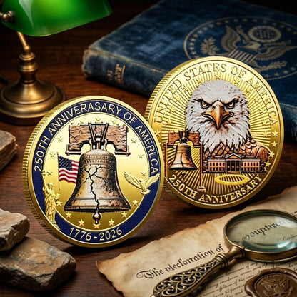🔥LAST DAY 50% OFF✨9PCS USA 250th Anniversary Commemorative Coin Gift Set.