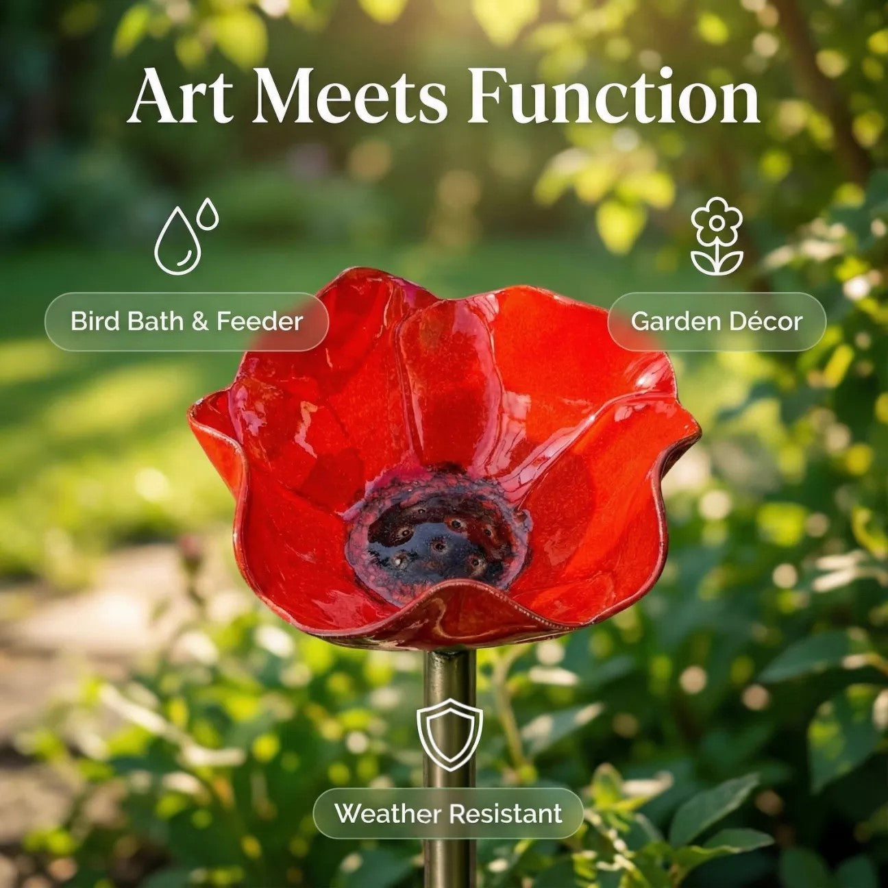 💖🎁2026 Mother's Day Gifts 50% Off--🎁Handmade Metal Flower Garden Stake🐦YUNPSOTM.