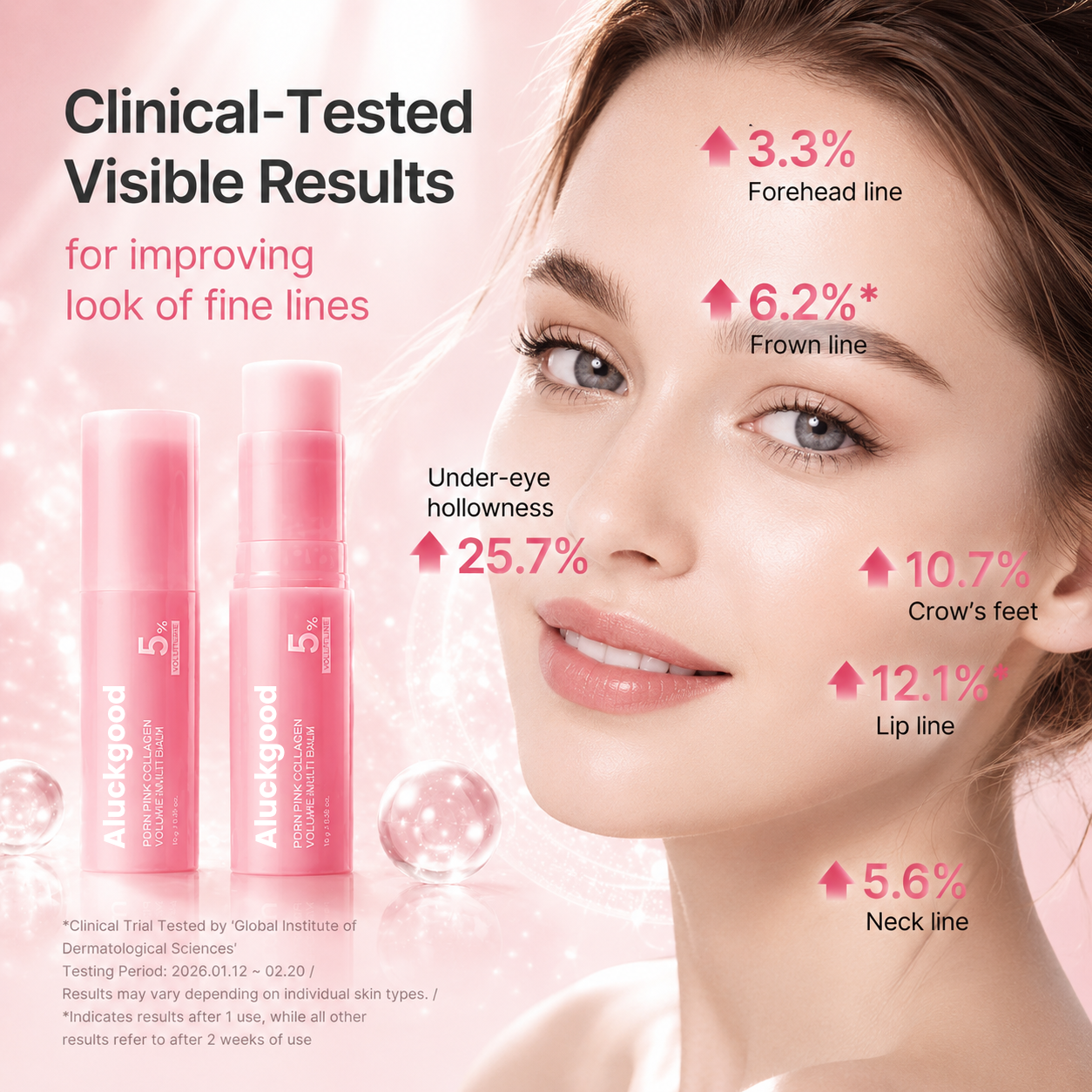 🔥LAST DAY 60% OFF🎁Korean PDRN Pink Collagen Volume Multi Balm