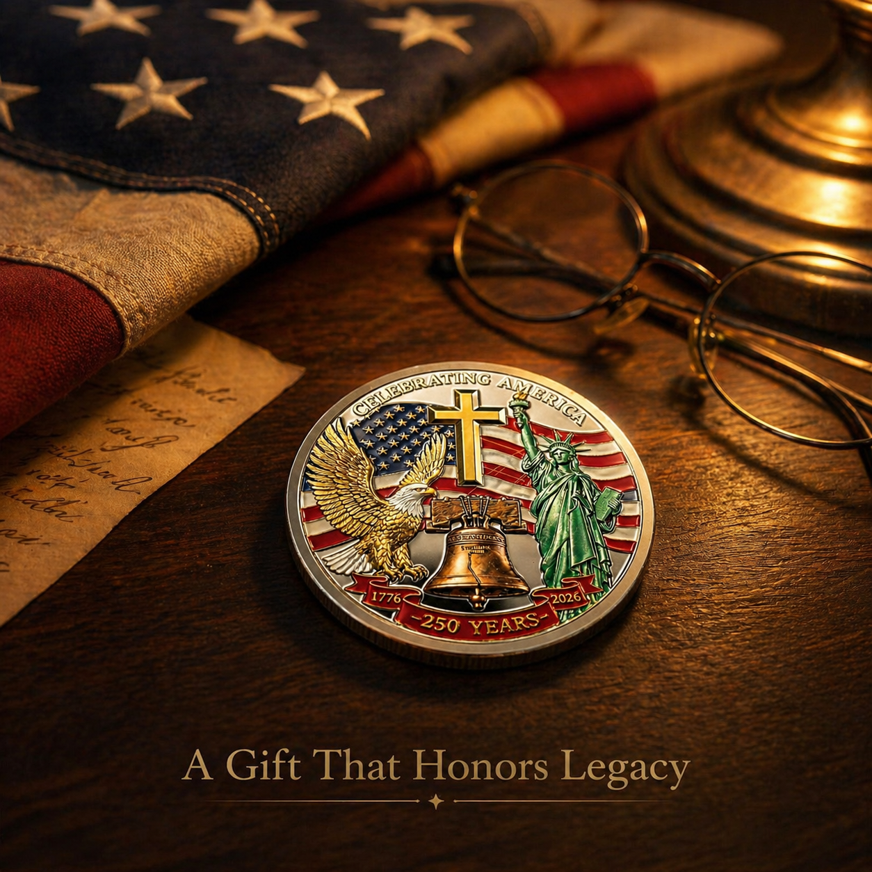 Cumuno™ United States 250th Anniversary Coin