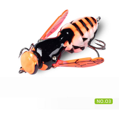 🔥  🐝 Bionic Wasp Topwater Lure That Triggers Explosive Strikes.