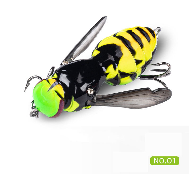 🔥  🐝 Bionic Wasp Topwater Lure That Triggers Explosive Strikes.