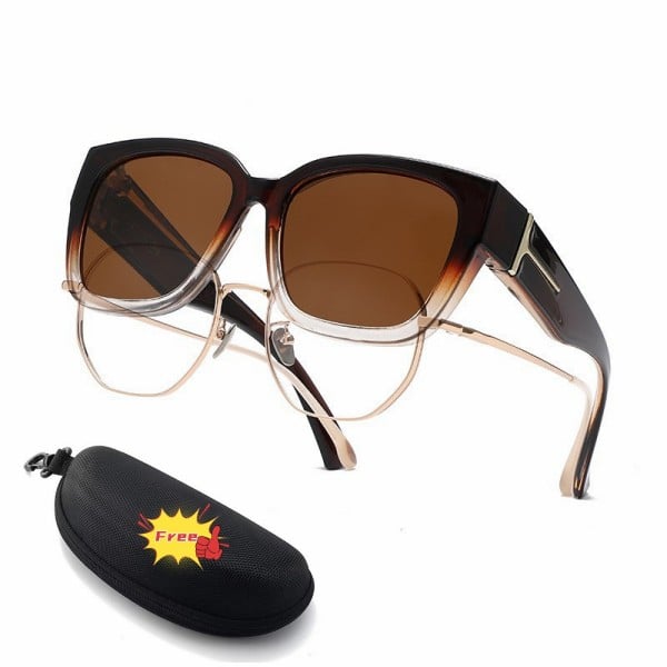 🕶️ Polarized Fit Over Sunglasses for Women – UV400 Protection Floral Frame Wear Over Prescription Glasses.