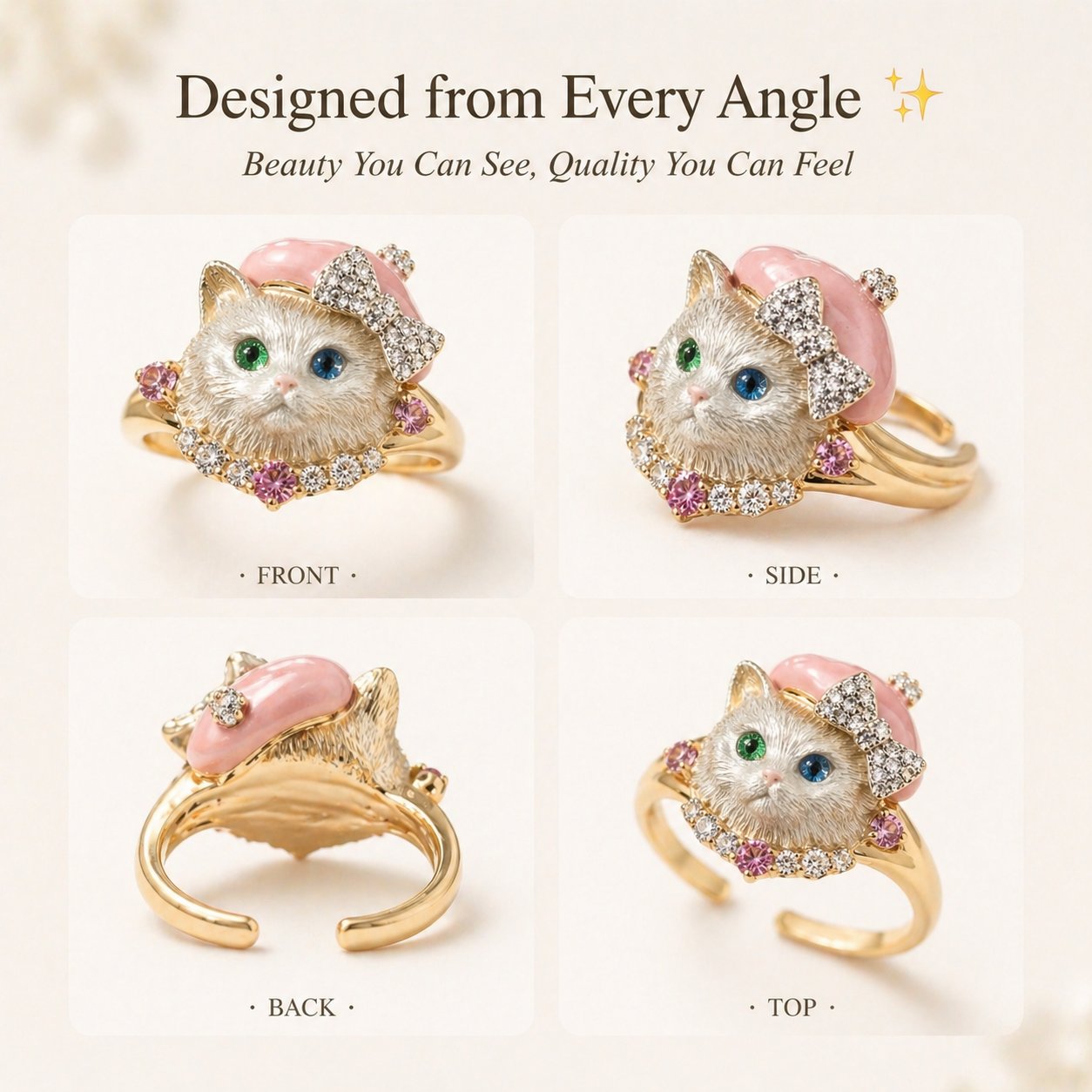 🐱Cute Cat Ring💍.