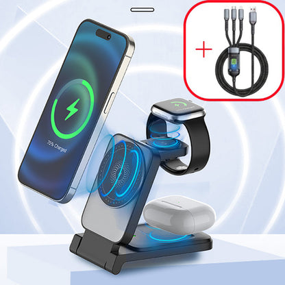 🔥Last day of the limited-time 50% off sale!🔥3-in-1 Foldable Magnetic Wireless Charger
