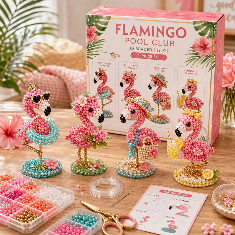 🧵✨ Creative Beaded Mini World 3D DIY Kit Collection.