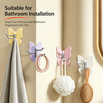 🎁Hot Sale 49% OFF🔥4 Pack Rotating Butterfly Hooks