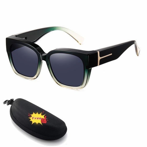 🕶️ Polarized Fit Over Sunglasses for Women – UV400 Protection Floral Frame Wear Over Prescription Glasses.