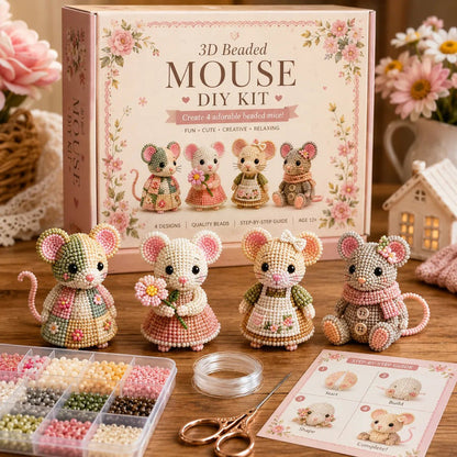 🧵✨ Creative Beaded Mini World 3D DIY Kit Collection.