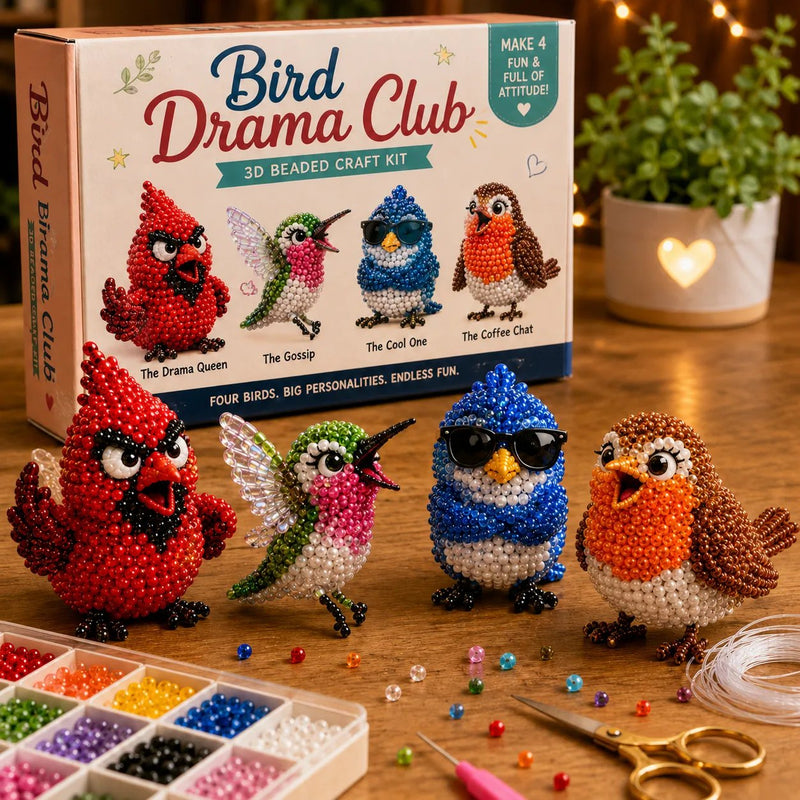 🧵✨ Creative Beaded Mini World 3D DIY Kit Collection.