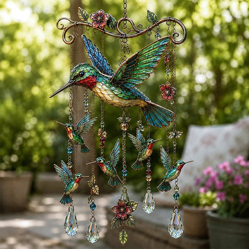 🐦🎐Last Day 49% OFF - 🐦🎐Graceful Hummingbird Wind Chime.